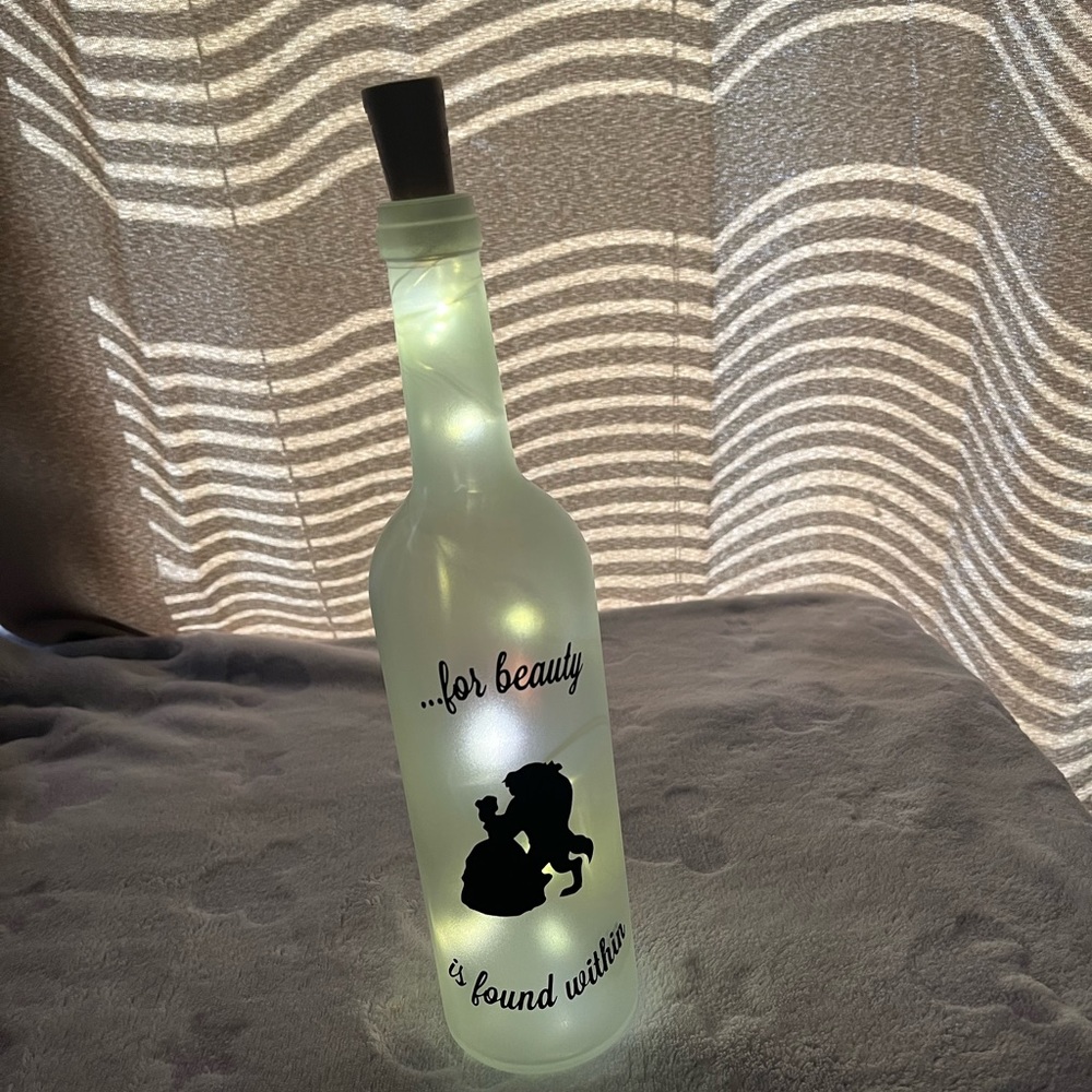 Disney’s Beauty and the Best light up bottle.